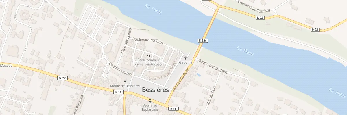 Plan du 124 Rue du Temple à Bessières