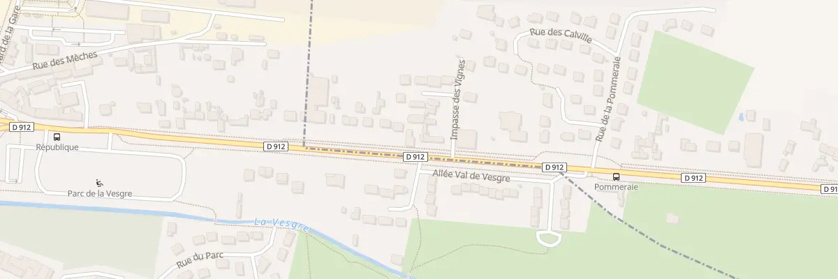 Plan du 35 Av de la Republique à Maulette