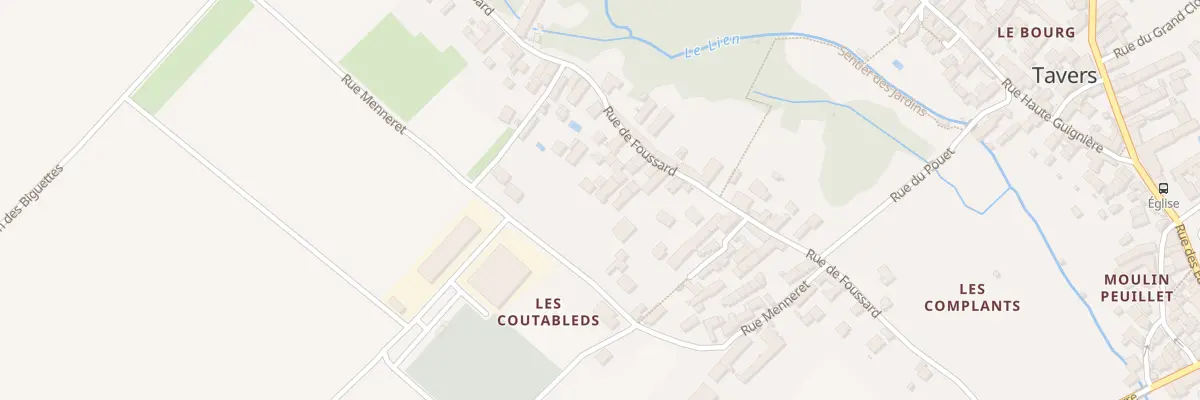 Plan du 37 Rue de Foussard à Tavers