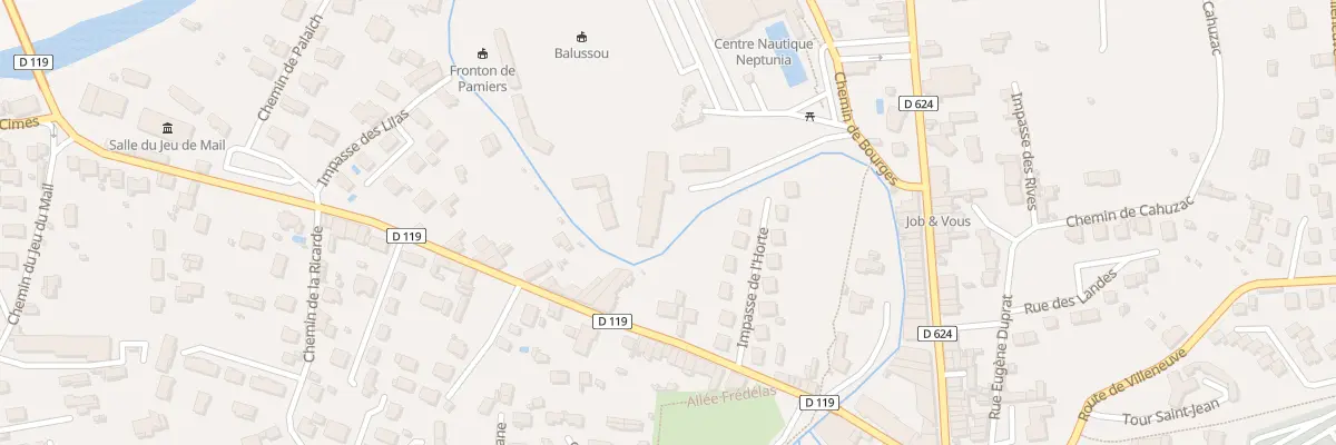 Plan du 9065 Che de Bourges à Pamiers