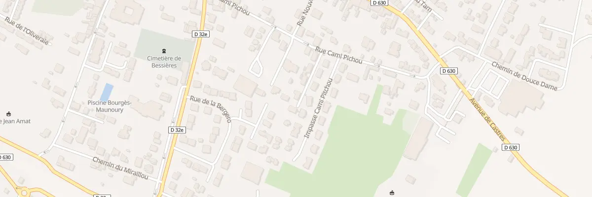 Plan du 224 Rue Cami Pichou à Bessières