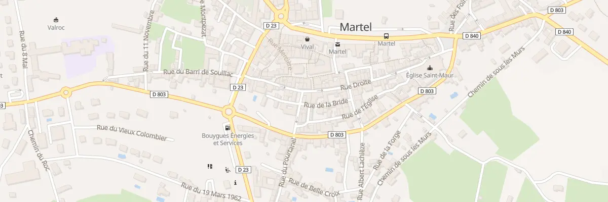 Plan du 2 Pl Mathieu Météyé à Martel