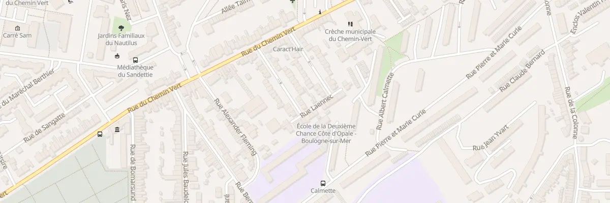 Plan du 27 Rue Laennec à Boulogne-sur-Mer