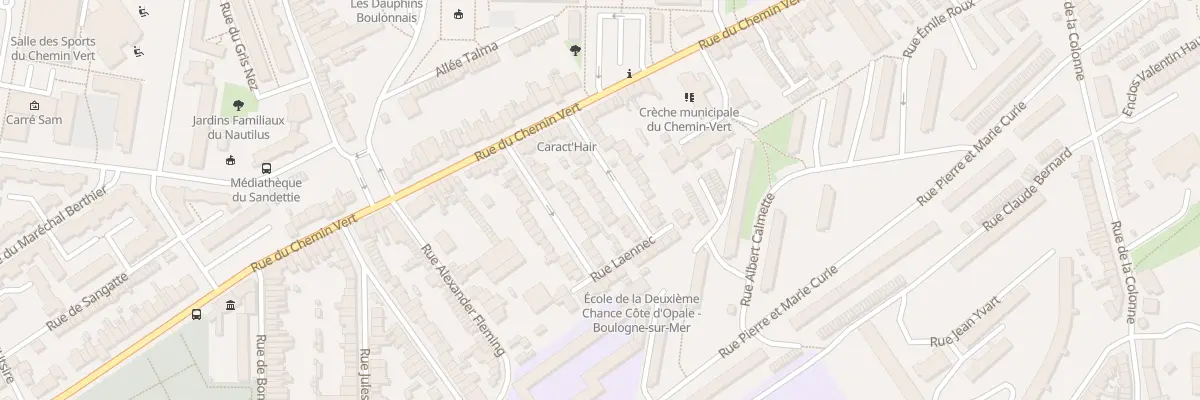 Plan du 43 Rue Laennec à Boulogne-sur-Mer