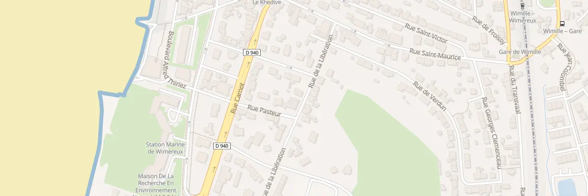 Plan du 16 Rue de la Liberation à Wimereux