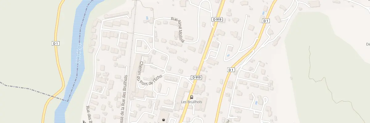 Plan du 1 Rue Aimé Molinie Ch Pont Echo à Foix