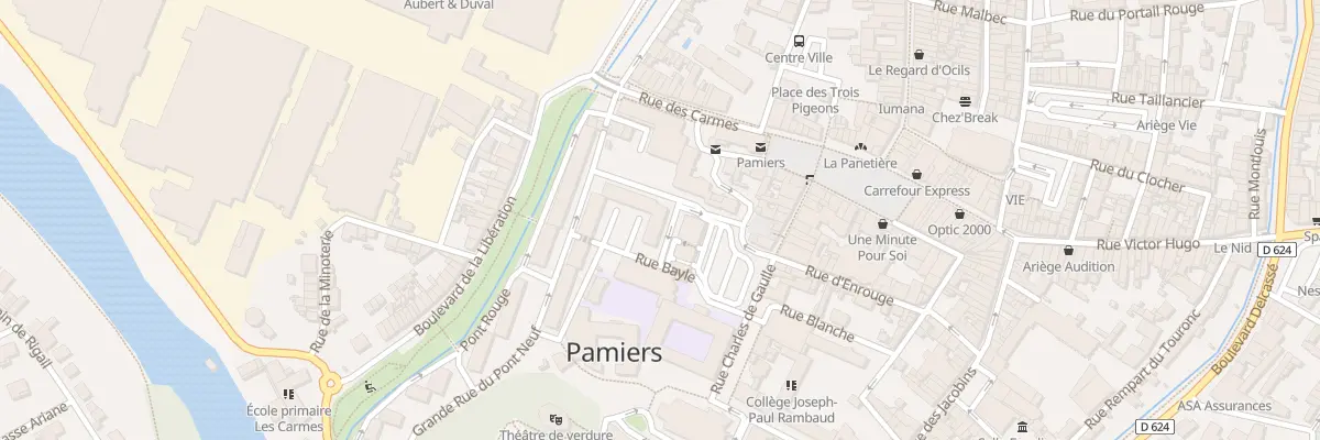 Plan du 13 Sq du Castella à Pamiers