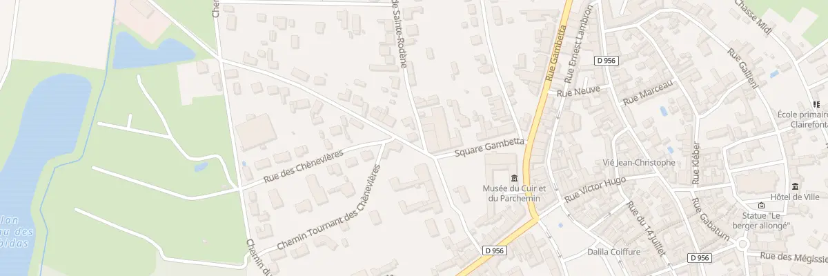 Plan du 2 Rue Pasteur à Levroux