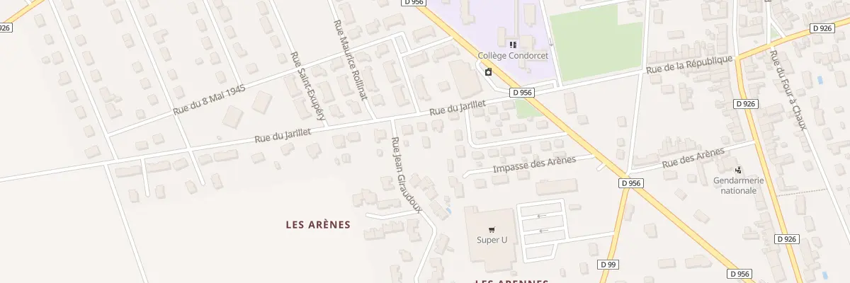 Plan du 9 Rue du Jarillet à Levroux