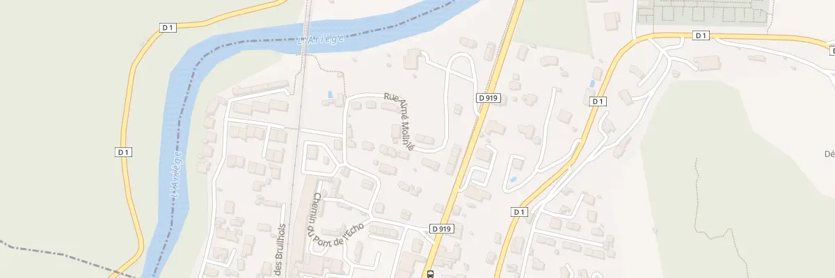 Plan du 20 Rue Aimé Molinie Ch Pont Echo à Foix