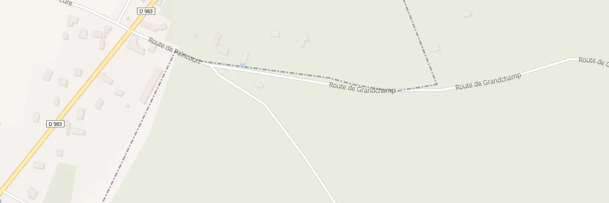 Plan du 7 Rte de Grandchamp à La Hauteville