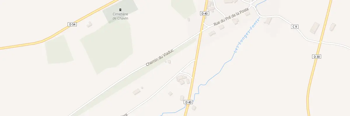 Plan du 2 Rue de la Gare à Chavin