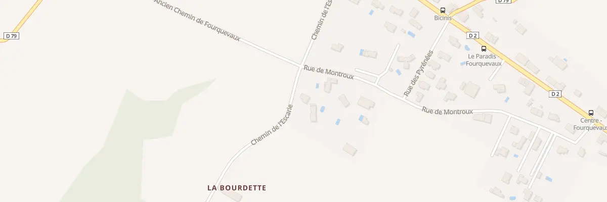 Plan du 1B Che de l’Escarie à Fourquevaux