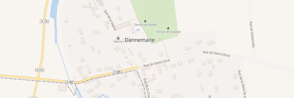 Plan du 3 Rue de la Mairie à Dannemarie