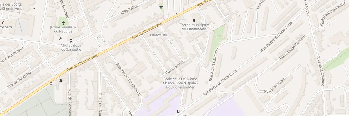 Plan du 35 Rue Laennec à Boulogne-sur-Mer