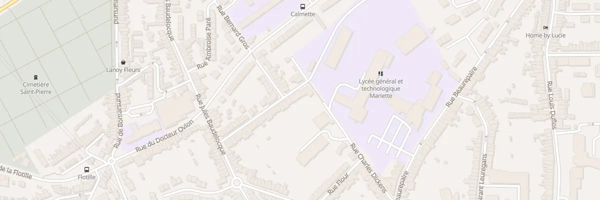 Plan du 42 Rue Mgr Haffreingue à Boulogne-sur-Mer