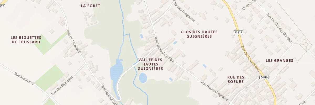 Plan du 47 Rue de la Haute Guigniere à Tavers