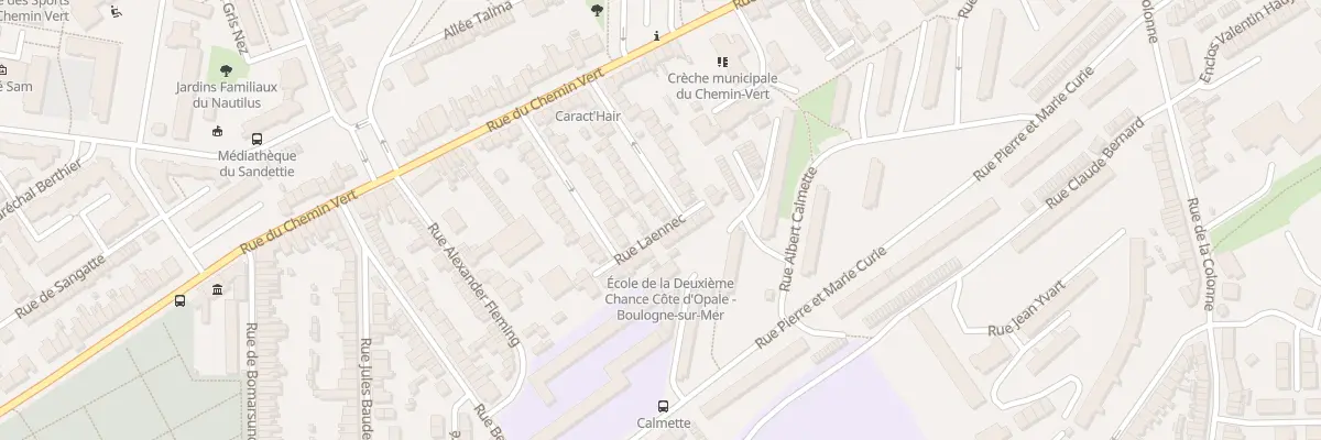 Plan du 31 Rue Laennec à Boulogne-sur-Mer