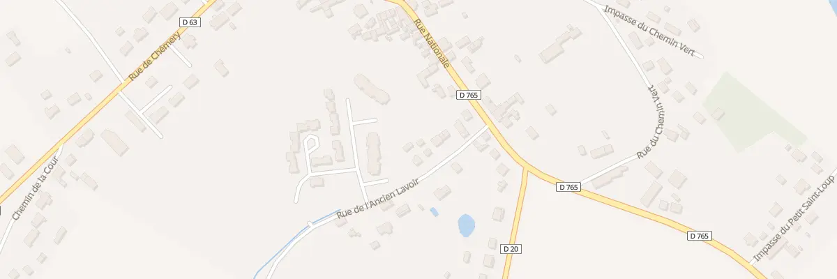 Plan du 64 Rue de l’Ancien Lavoir à Mur-de-Sologne