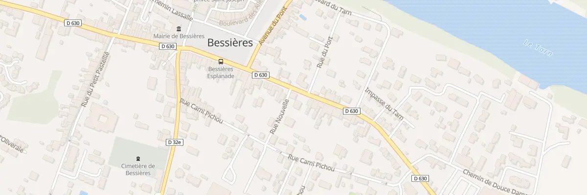 Plan du 84 Fg des Arts à Bessières