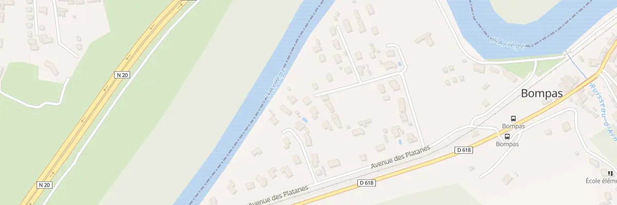 Plan du 13 Che de la Bexanne à Bompas