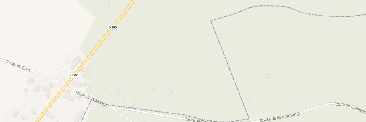 Plan du 2 Rte de Paincourt à Grandchamp