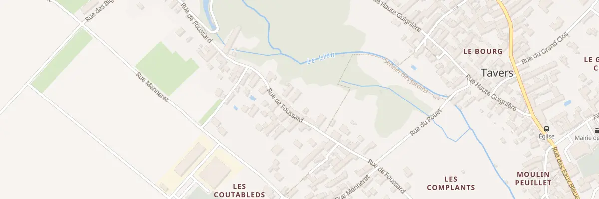 Plan du 20 Rue de Foussard à Tavers
