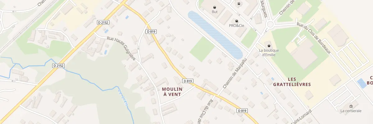 Plan du 70 Rue des Eaux Bleues à Tavers