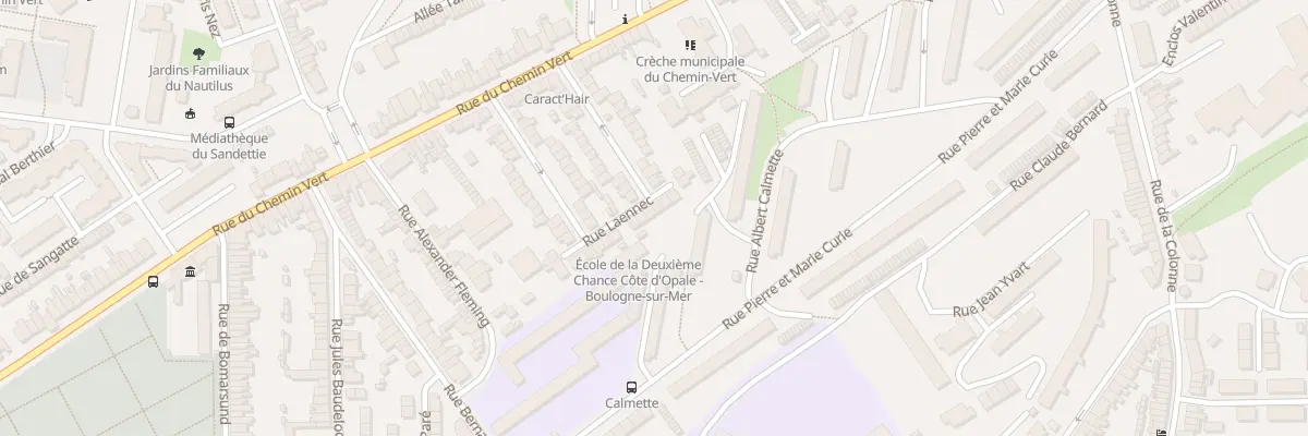 Plan du 54 Rue Laennec à Boulogne-sur-Mer