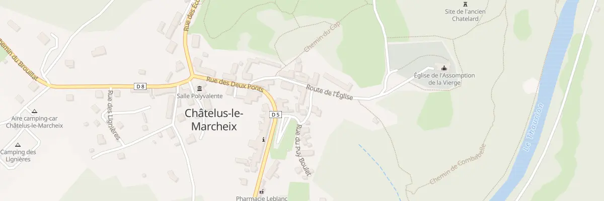 Plan du 4 Rue du Puy Boulet à Châtelus-le-Marcheix