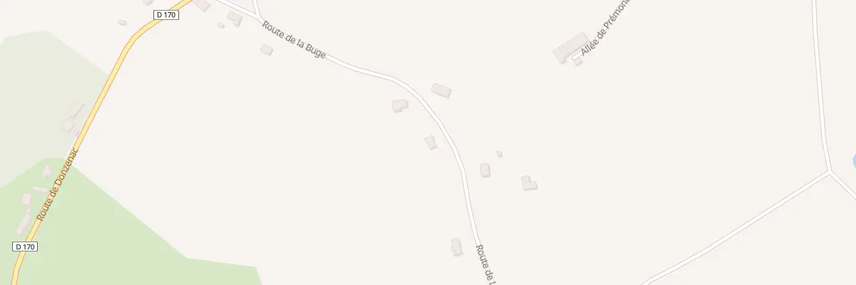 Plan du 5540 La Buge à Saint-Germain-les-Vergnes