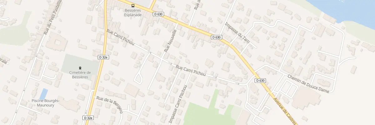 Plan du 247 Rue Cami Pichou à Bessières