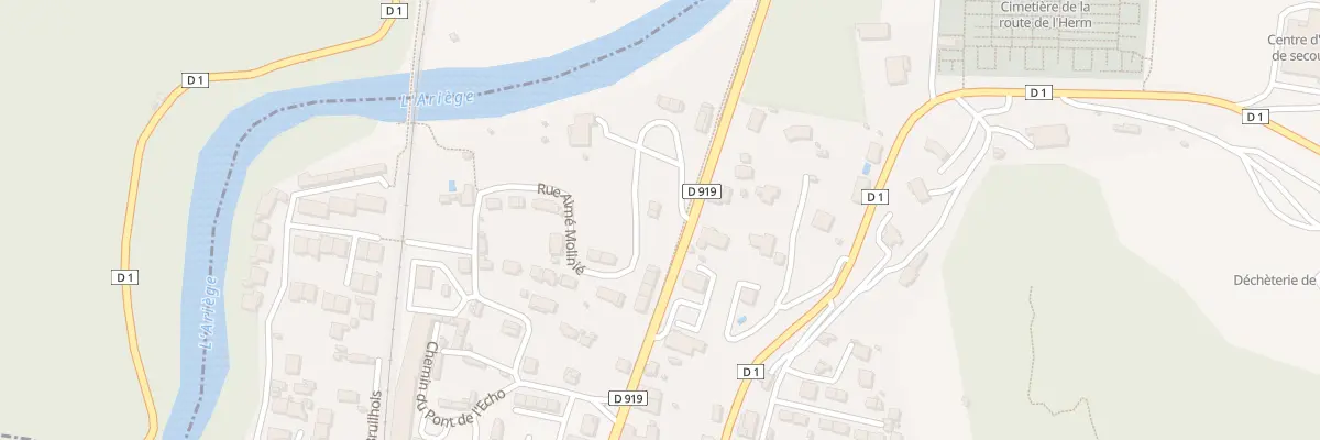 Plan du 29 Rue Aimé Molinie Ch Pont Echo à Foix