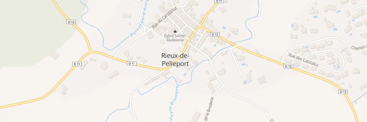 Plan du 3 Rue du Gué à Rieux-de-Pelleport