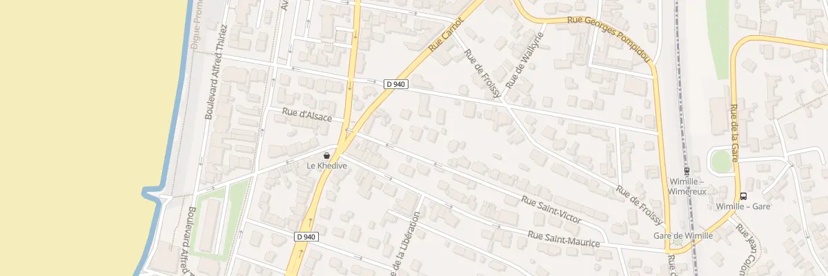 Plan du 1 Rue Saint Victor à Wimereux