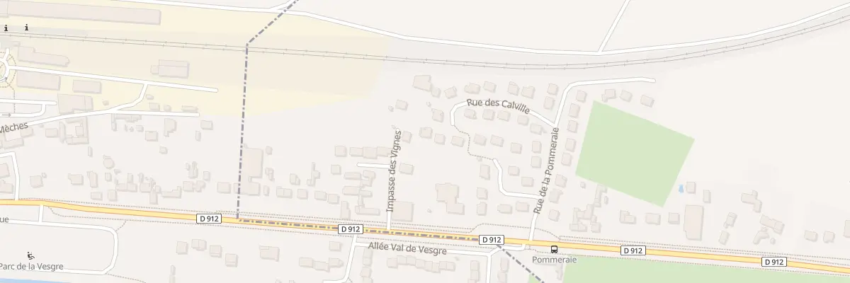 Plan du 16 Rue des Calville à Maulette