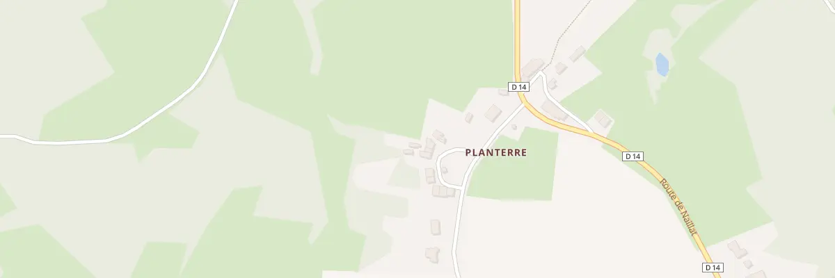 Plan du 8 Planterre à Colondannes