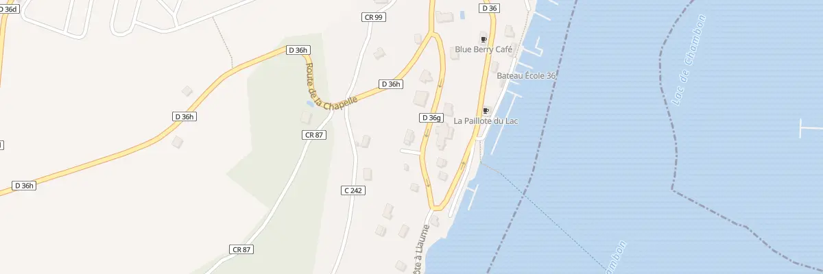 Plan du 6 Che de la Côte à Liaumé à Éguzon-Chantôme