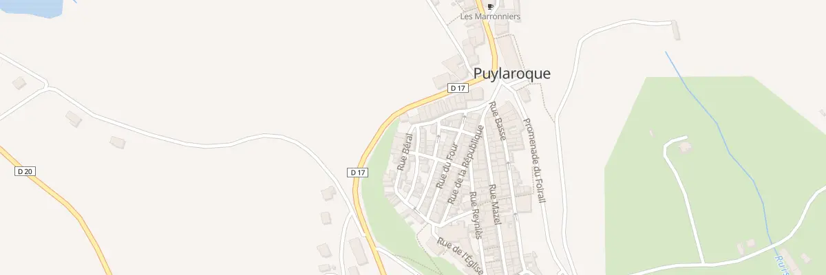 Plan du 2 Rue des Cordonniers à Puylaroque
