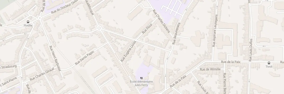 Plan du 19 Rue Bertulphe Gosselin à Boulogne-sur-Mer