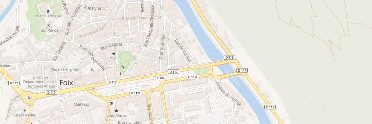 Plan du 1 Rue de Verdun à Foix