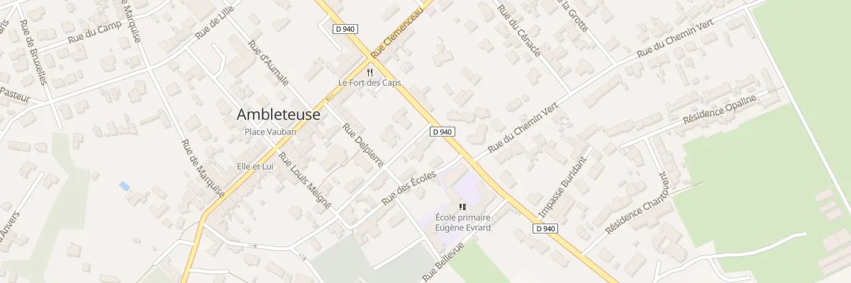 Plan du 10 Rue du Presbytère à Ambleteuse
