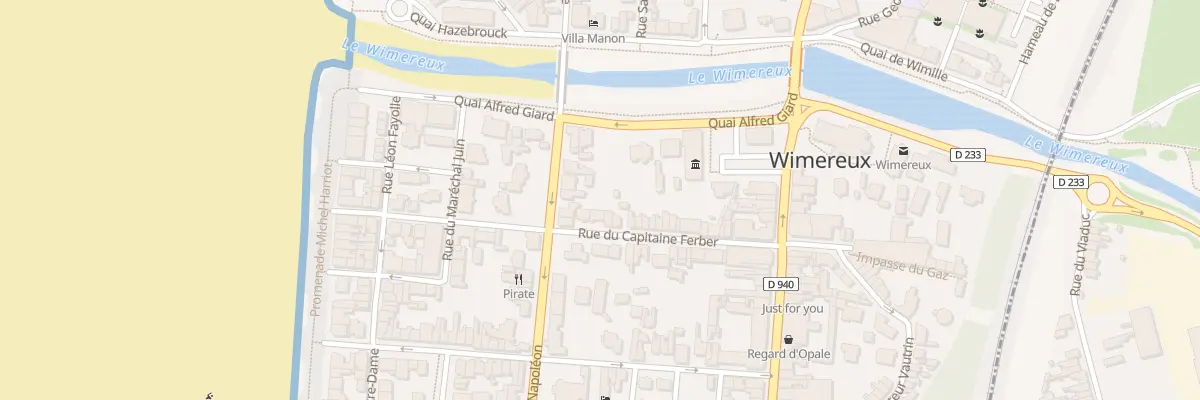 Plan du 36 Rue du Capitaine Ferber à Wimereux