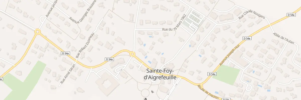Plan du 4 Rue Alain Saint Paul à Sainte-Foy-d’Aigrefeuille