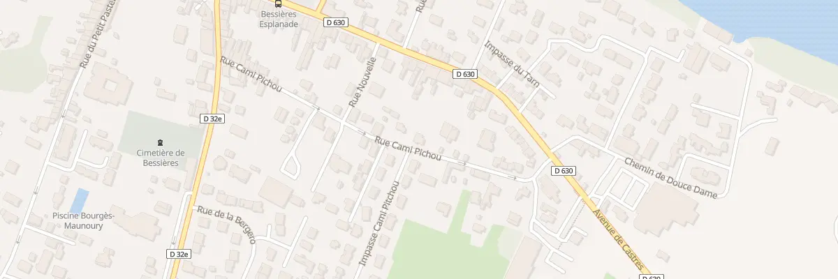 Plan du 257 Rue Cami Pichou à Bessières