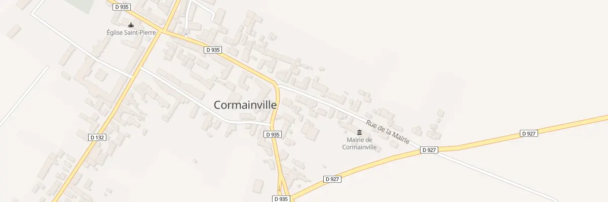 Plan du 3 Rue de la Mairie à Cormainville