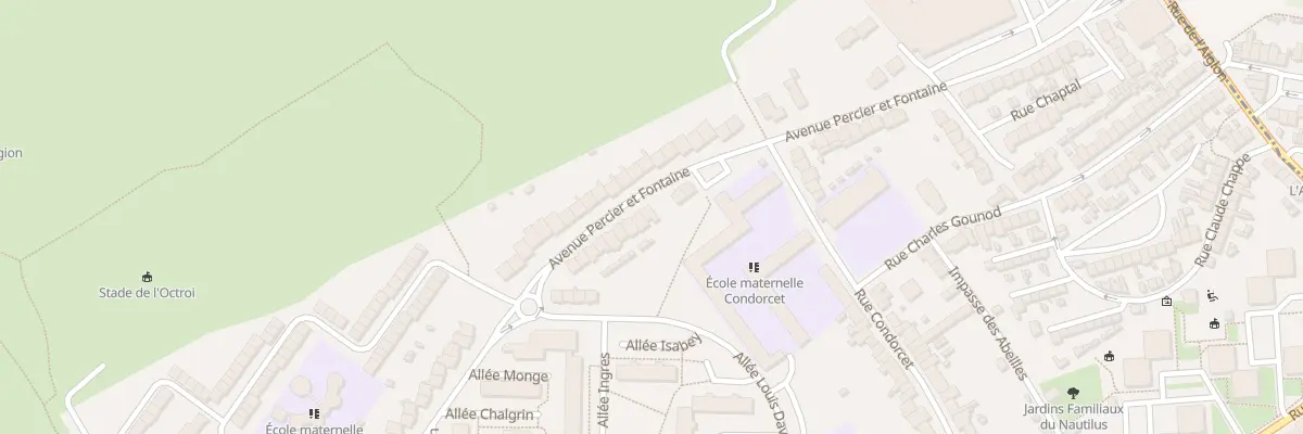 Plan du 42 Av Percier et Fontaine à Boulogne-sur-Mer