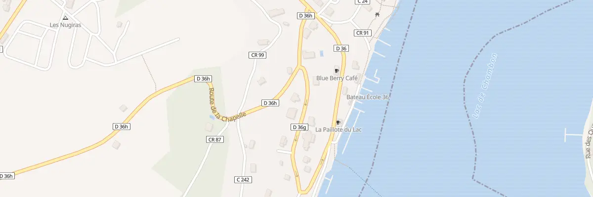Plan du 2 Che de la Côte à Liaumé à Éguzon-Chantôme