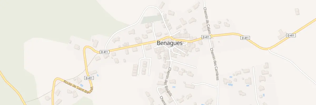 Plan du 5 Che des Messous à Benagues