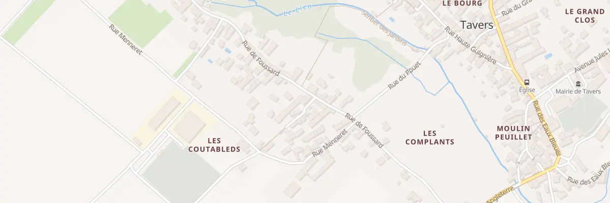 Plan du 29B Rue de Foussard à Tavers